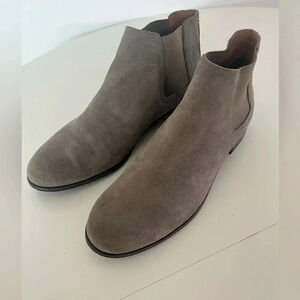 Frye Misty Chelsea Boot Taupe Suede Ankle Boots Women's Size 10M